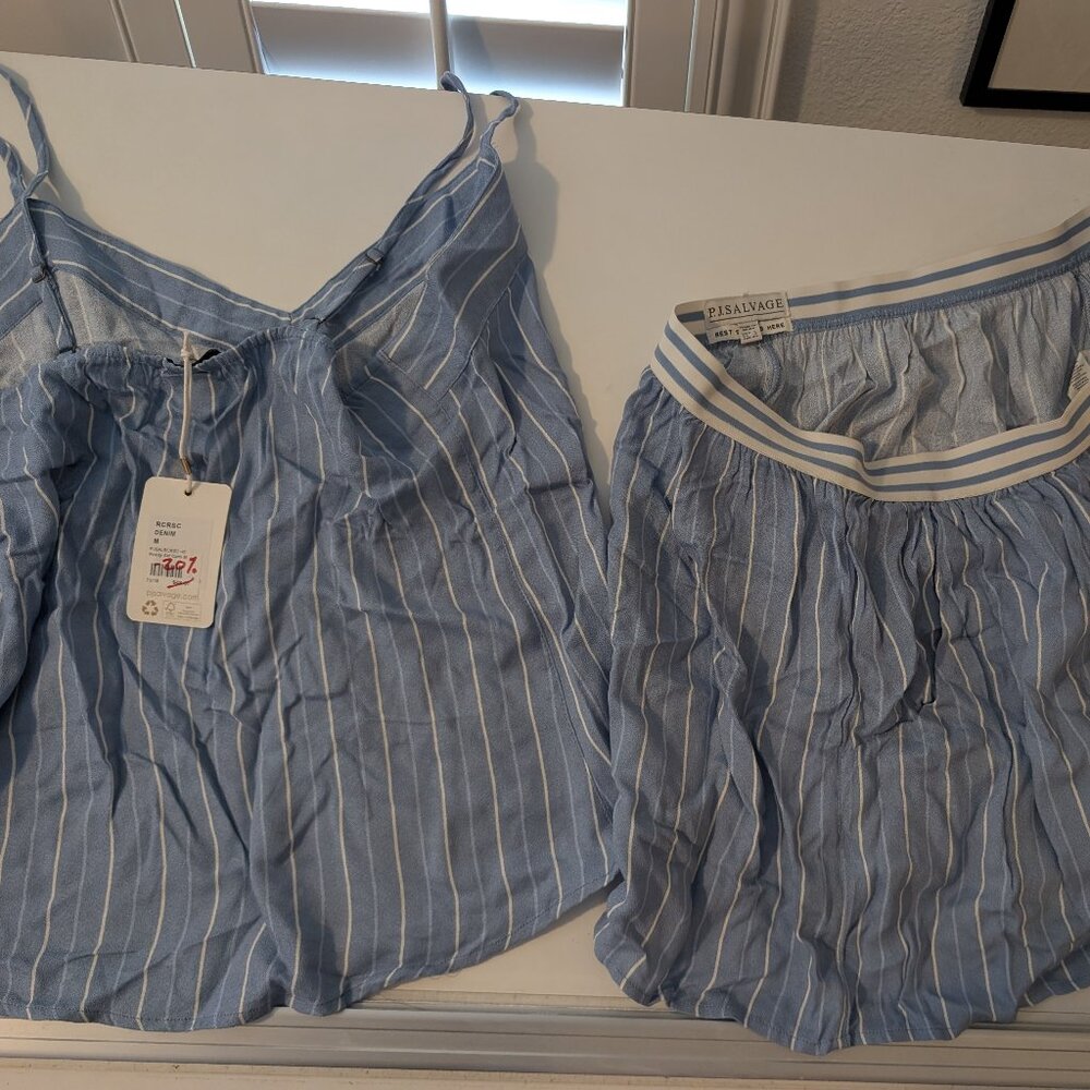 P.J. Salvage Striped Cami & Shorts Set (One is NEW!)